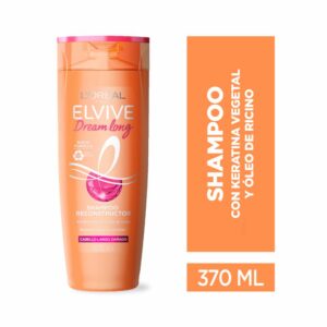 Shampoo Capilar Dream Long Para Cabello Largo Dañado ELVIVE L'ORÉAL 370 Ml