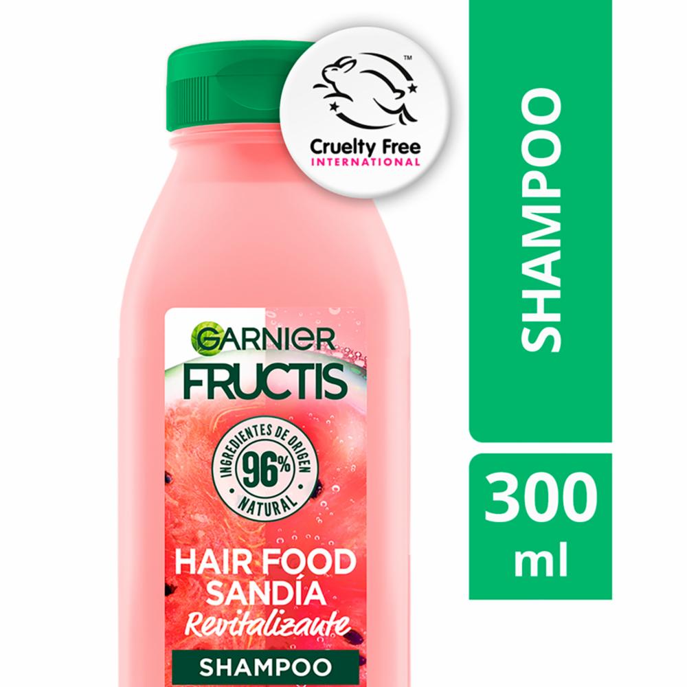 Shampoo Capilar Hair Food Sandía Revitalizante GARNIER FRUCTIS 300 Ml -  Megamaxi, image size:1000x1000