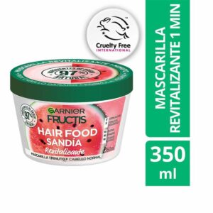 Mascarilla Capilar Hair Food Sandía Revitalizante 1 Minuto GARNIER FRUCTIS 350 Ml