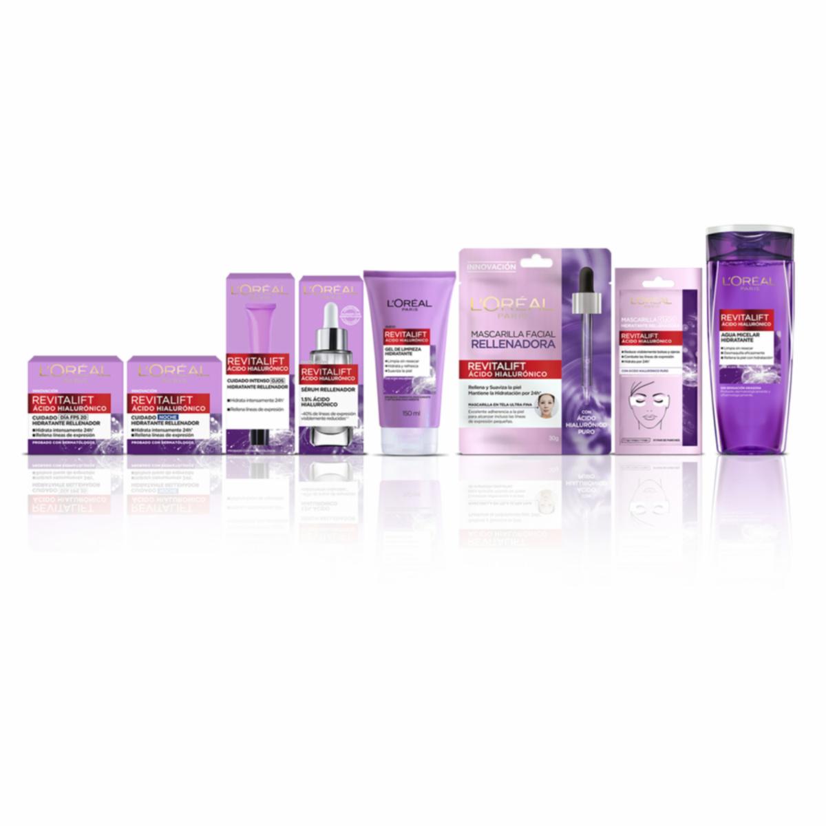 Limpiador Facial En Gel Hidratante Con Ácido Hialurónico Revitalift L’ORÉAL 150 Ml