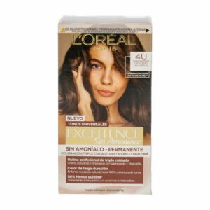 Tinte Para Cabello Sin Amoniaco Tono Castaño Universal EXCELLENCE L'ORÉAL PARIS 1 Kit