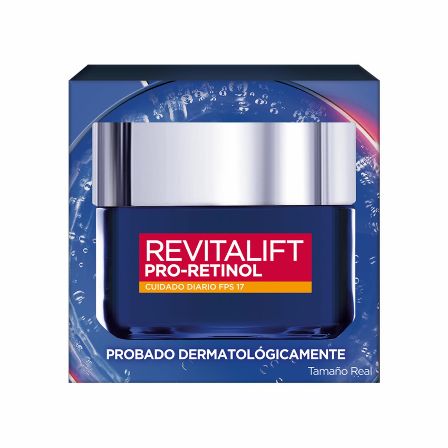 Crema Facial De Día Anti Arrugas Con Pro Retinol Fps 17 Revitalift L’ORÉAL 50 Ml