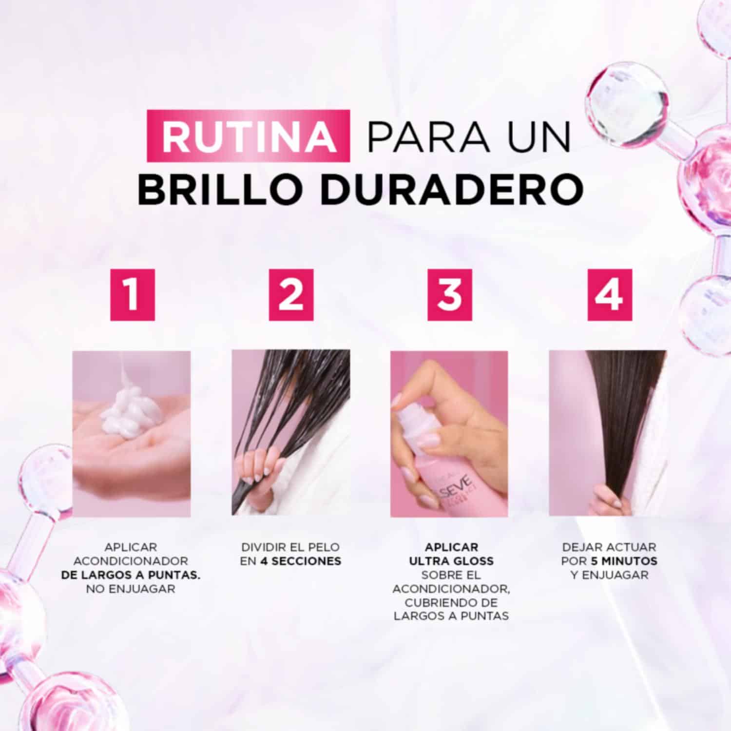 Tratamiento Capilar Glycolic Gloss Para Cabello Opacos Poroso ELVIVE L'ORÉAL 200 Ml - Imagen 3