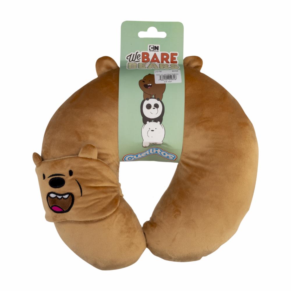 Apoya Cuello Diseño Oso Pardo + Antifaz CARTOON NETWORK 30 Cm - Imagen 2