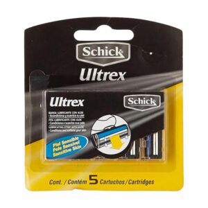 Repuesto Afeitadora Caballero Ultrex Piel Sensible SCHICK X 5 Uds
