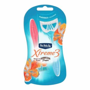 Razuradora Desechable Xtreme 3 Piel Hawaiian Tropic SCHICK 2 Uds