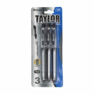 Bolígrafo Tylor Rollerball Color Negro BAZIC Unidad