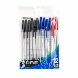 Bolígrafo Pure Colores Surtidos BAZIC Unidad