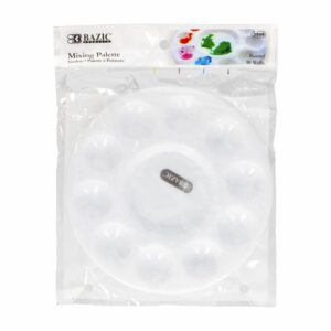 Paleta De Colores Redonda BAZIC X10 Uds