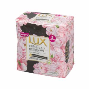 Jabón En Barra Rosas Francesas LUX 3 X 125 G