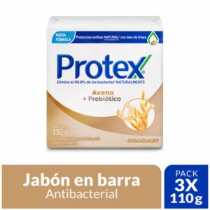 Jabón En Barra De Avena PROTEX 3 X 110 G