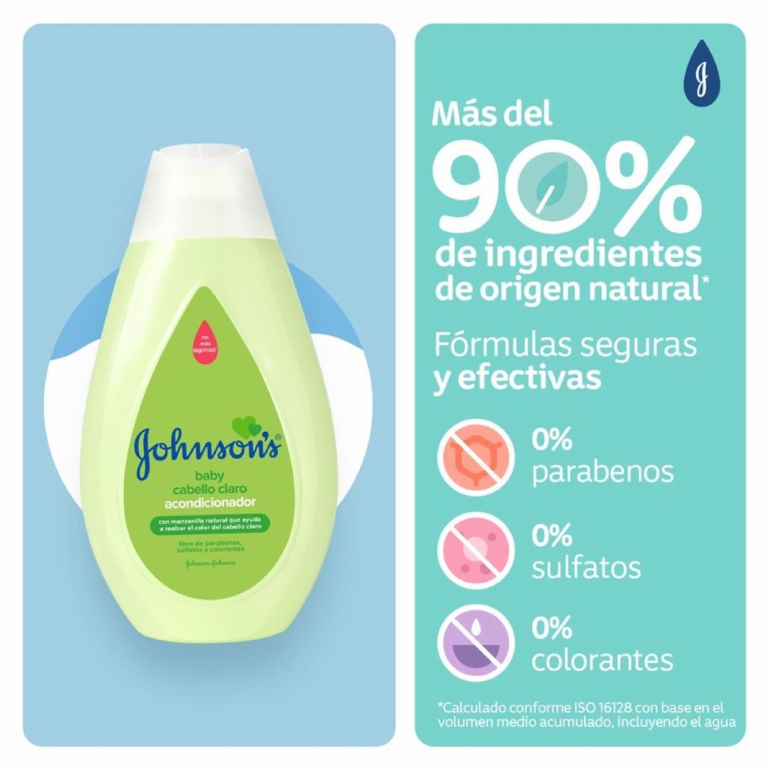 Acondicionador Bebé Manzanilla JOHNSON’S 400 Ml