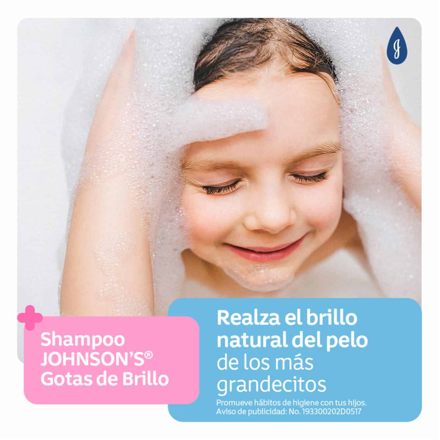 Shampoo Bebé Gotas De Brillo JOHNSON'S 400 Ml - Imagen 6