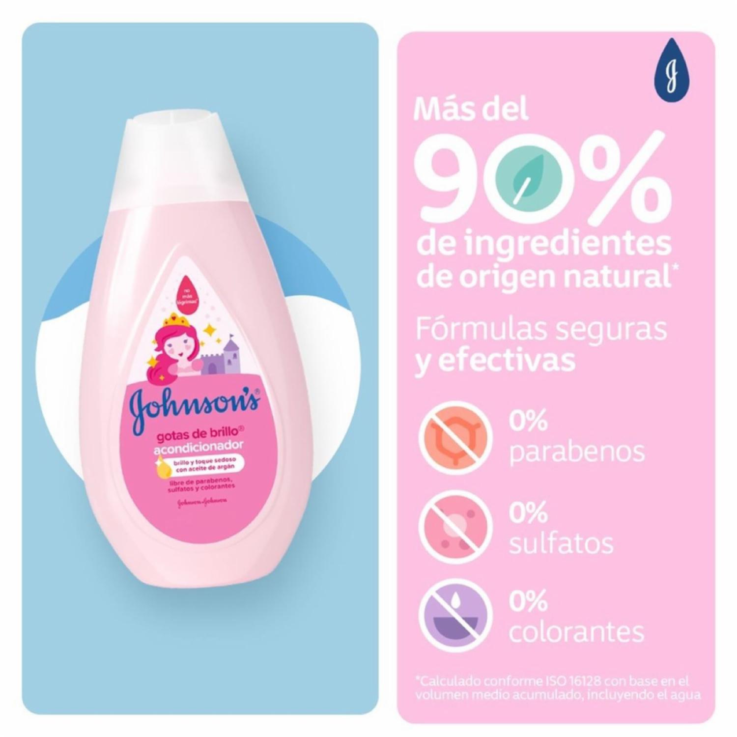 Acondicionador Bebé Gotas De Brillo JOHNSON’S 400 Ml