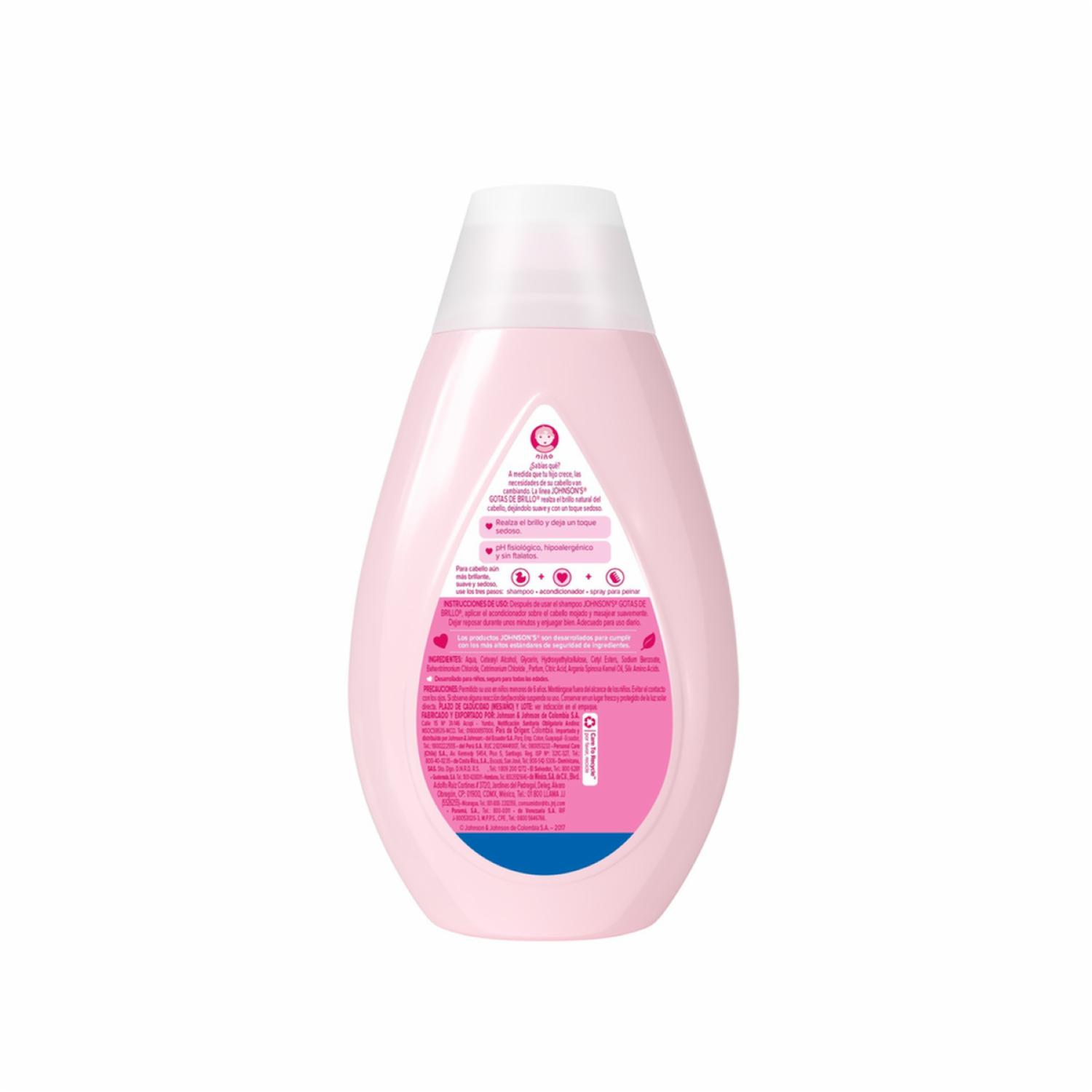 Acondicionador Bebé Gotas De Brillo JOHNSON’S 400 Ml