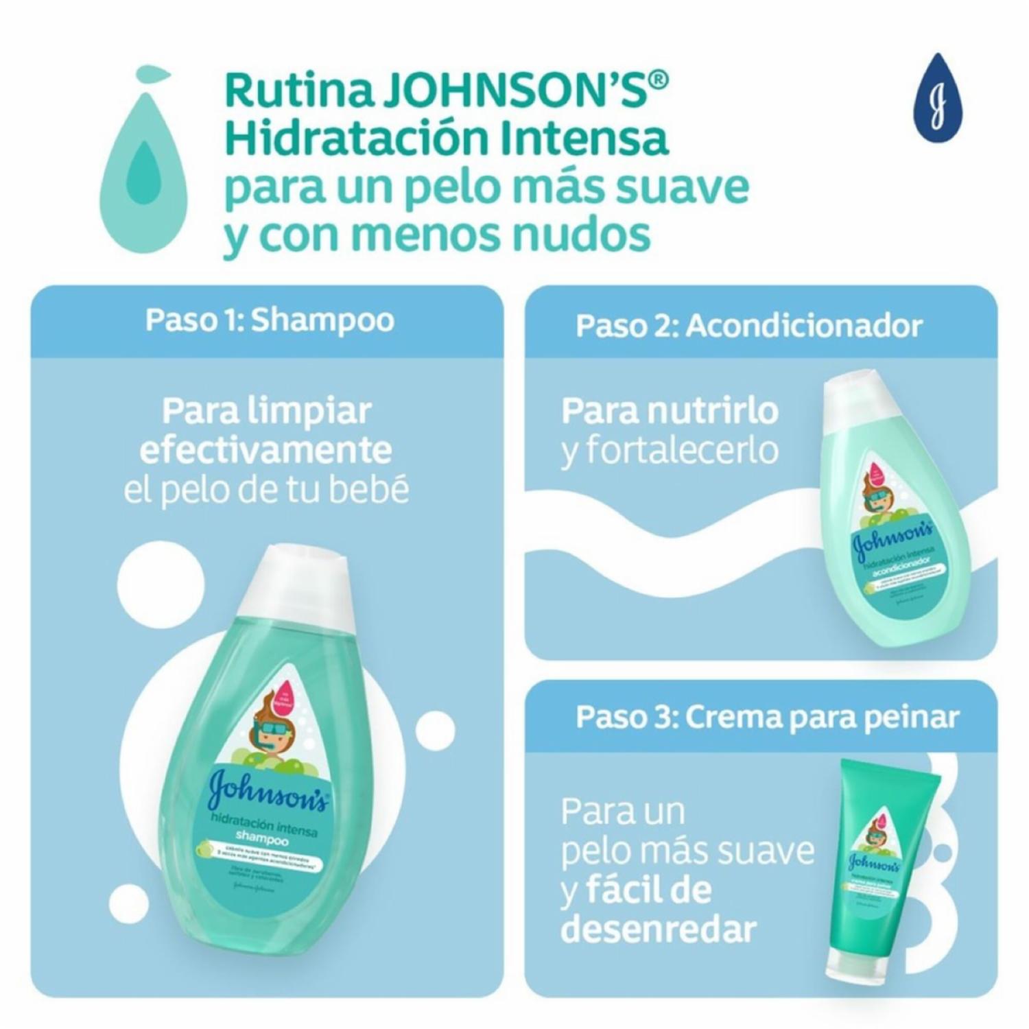 Acondicionador Bebé Hidratación Intensa JOHNSON’S 400 Ml