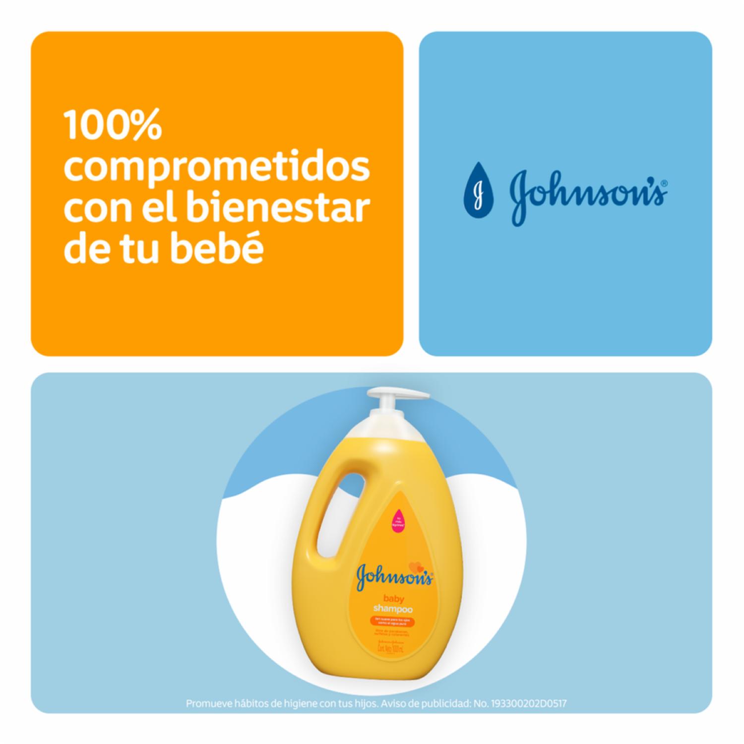 Shampoo Bebé Original JOHNSON’S 1000 Ml