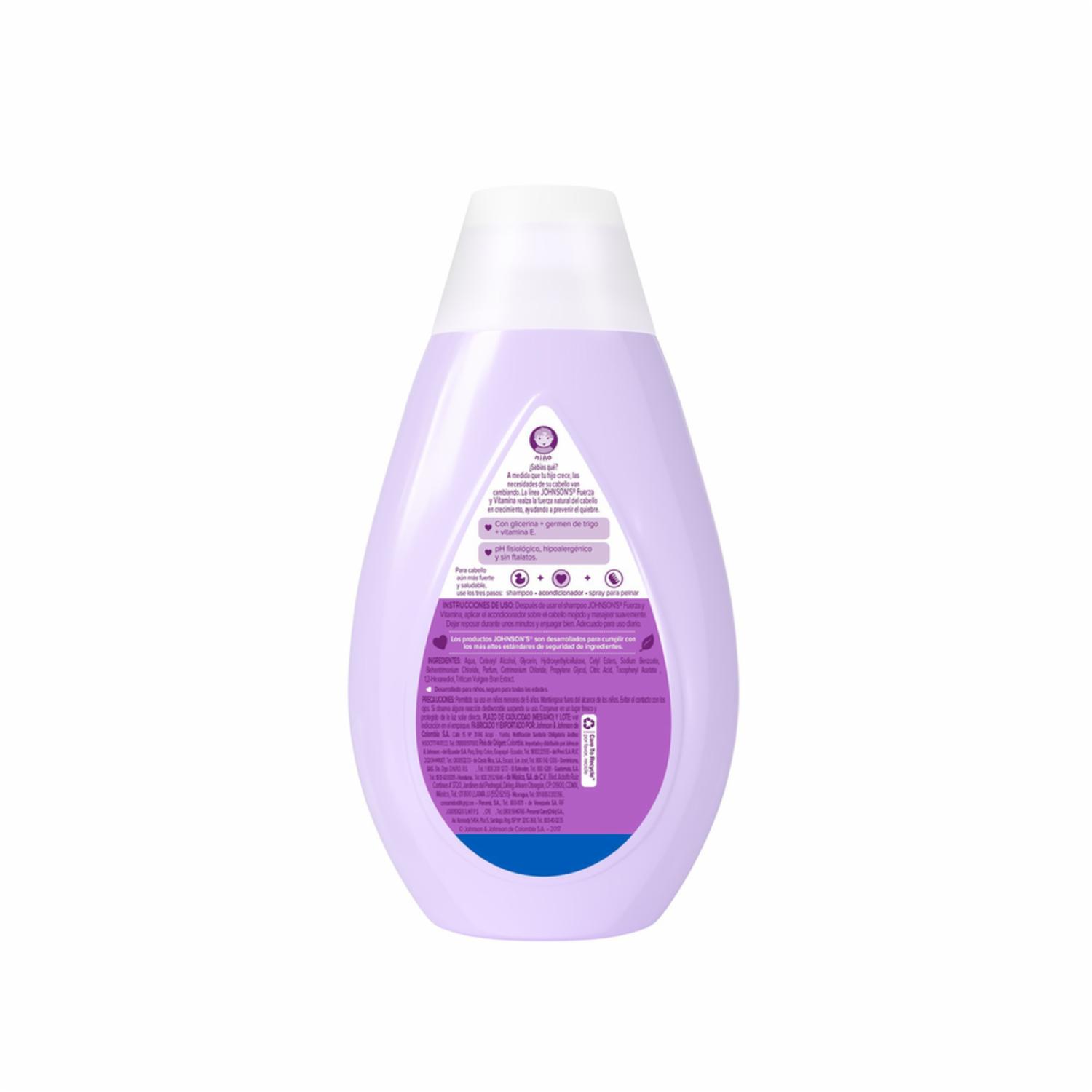 Acondicionador Bebé Fuerza Y Vitamina JOHNSON’S 400 Ml