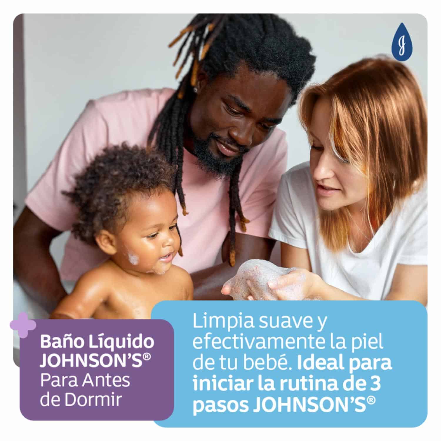 Baño Líquido Bebé Para Antes De Dormir JOHNSON'S 200 Ml - Imagen 2