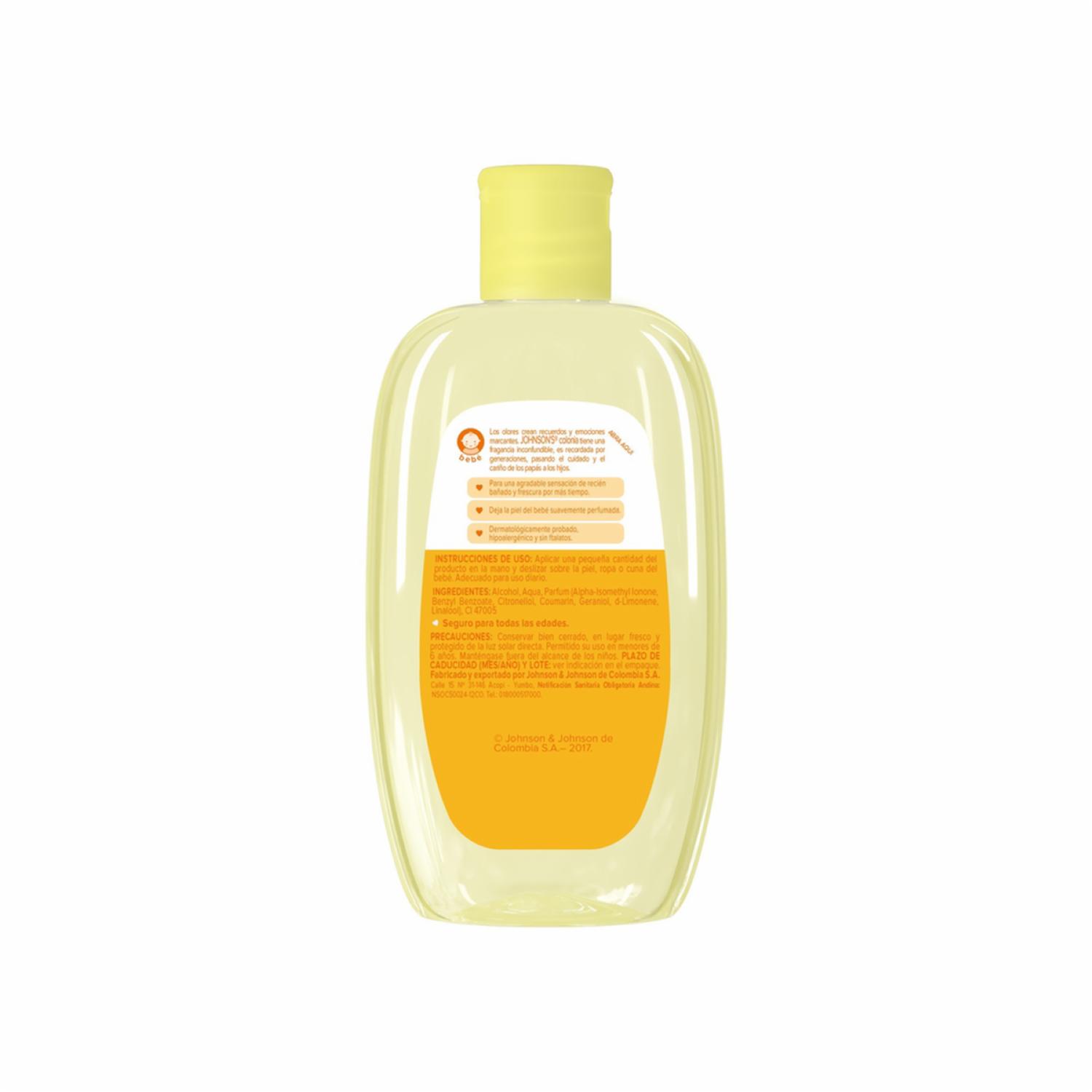 Colonia Para Bebé Sonrisas JOHNSON’S 200 Ml