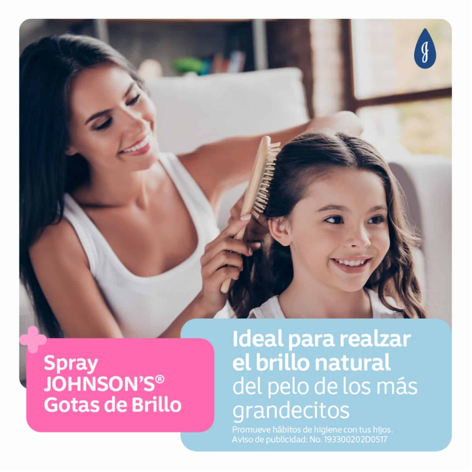 Spray De Peinar Gotas De Brillo JOHNSON'S 200 Ml - Imagen 6