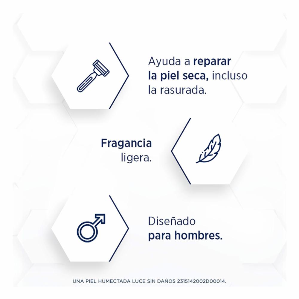 Crema Corporal For Men 3 Beneficios En 1 Fragancia Ligera LUBRIDERM 400 Ml - Imagen 6