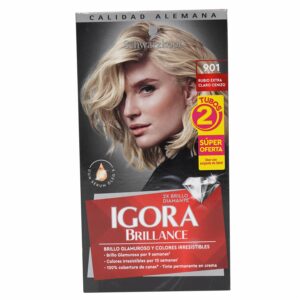 Tinte Capilar Doble Tubo 901 Rubio IGORA BRILLANCE Unidad