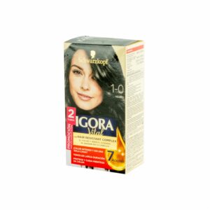 Tinte Capilar Doble Tubo Negro 1-0 IGORA VITAL Unidad