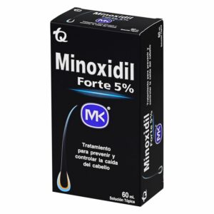 Minoxidil Loción Forte Tratamiento Anticaída Al 5% MK 60 Ml