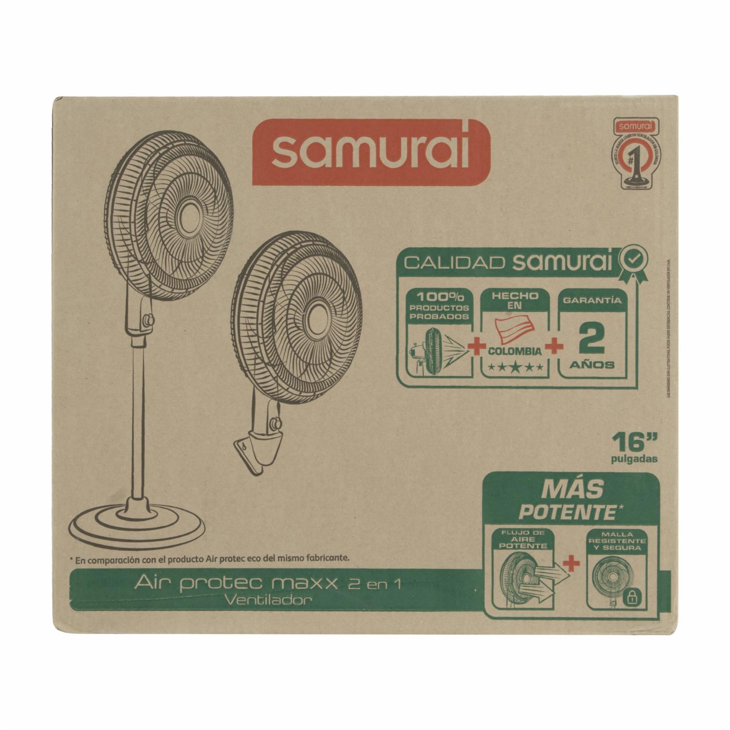 Ventilador De Pedestal Y Pared Air Protect SAMURAI 5861027399