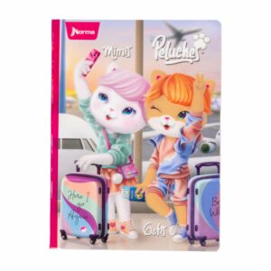 Cuaderno Universitario Cosido Grande Peluches 2 Líneas NORMA 100 Hojas