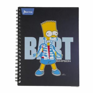 Cuaderno Universitario Simpsons Cuadros NORMA 100 Hojas