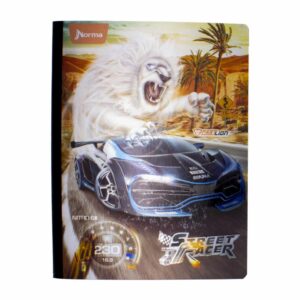 Cuaderno Cosido Cosido Street Racer NORMA 100 Hojas