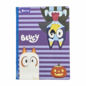 Cuaderno Cosido Bluey Cuadros Parvulario NORMA 100 Hojas