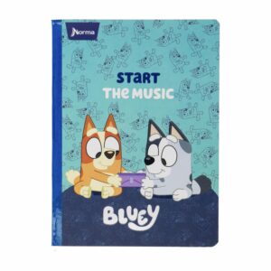 Cuaderno Cosido Bluey Rayado Parvulario NORMA 100 Hojas