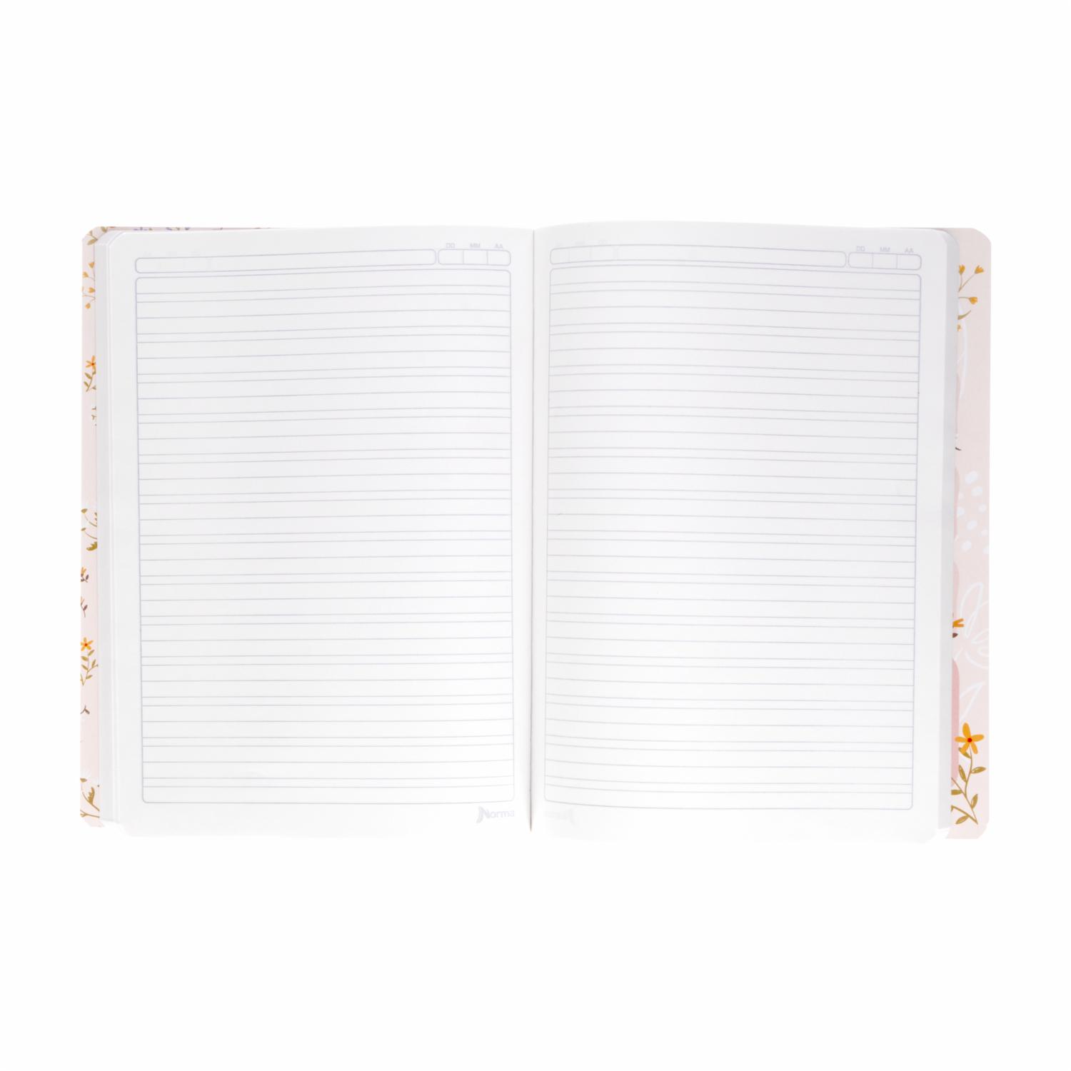 Cuaderno Cosido Girly Notes 4 Líneas NORMA 100 Hojas