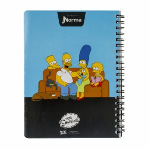 Cuaderno Universitario Los Simpsons 105 Tapa Flexible 1 Línea NORMA 100 Hojas