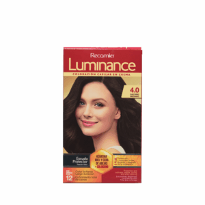 Tinte De Cabello Castaño Mediano Doble Tubo 4 LUMINANCE Kit 2 X 60 G