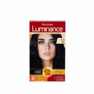 Tinte De Cabello Negro Azul Doble Tubo 1.1 LUMINANCE Kit 2 X 60 G