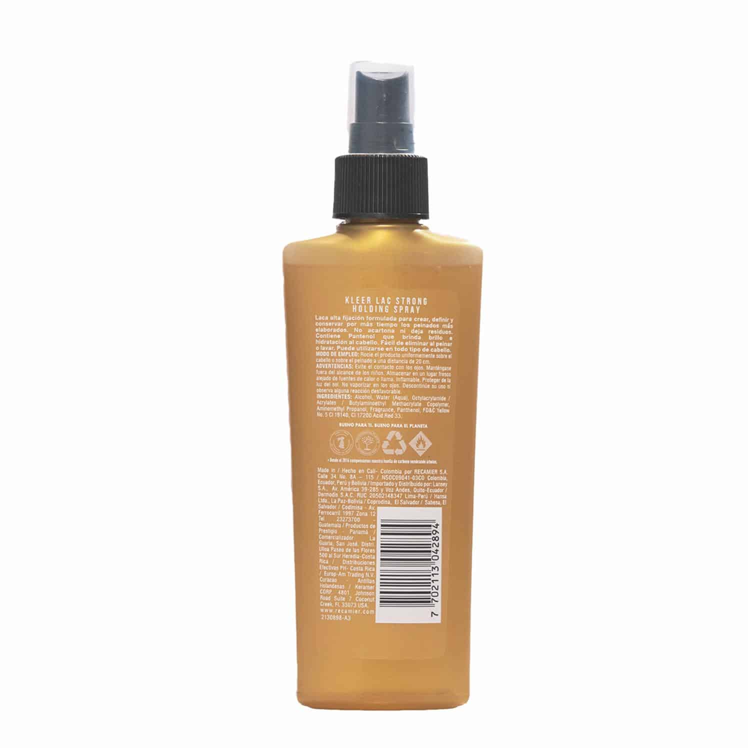 Laca Para Cabello Spray Fuerte Kleer Lac Style KLEER LAC 150 Ml - Imagen 2