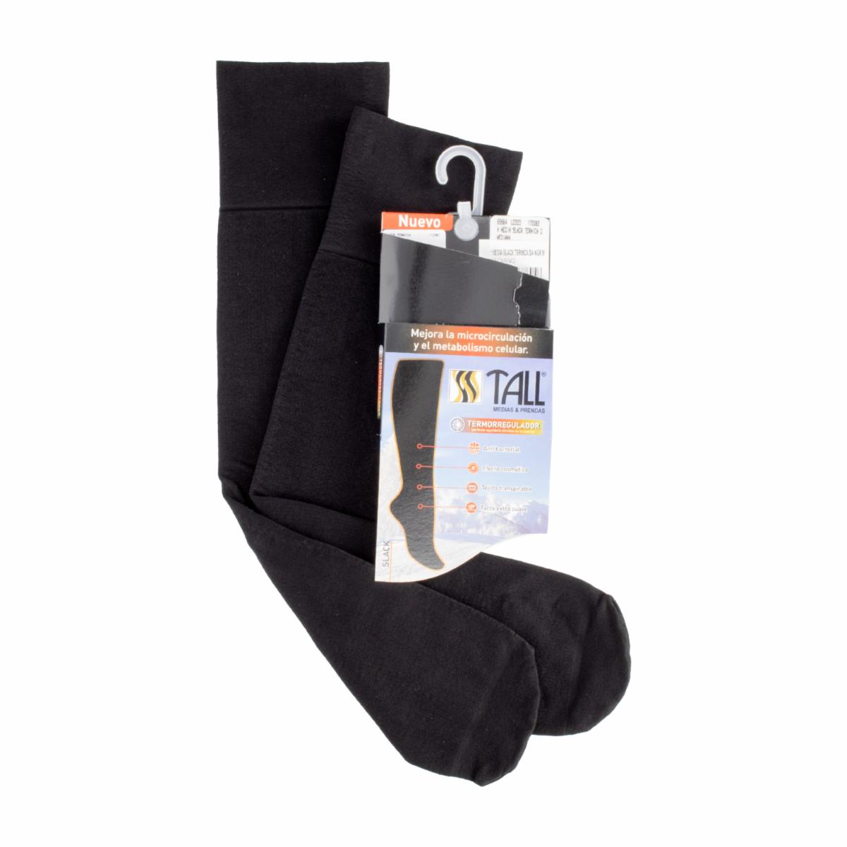 Medias Slack Térmica Negro TALL Mediano - Imagen 2