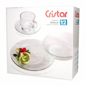 Vajilla 16 Piezas Redonda CRISTAR Nordika