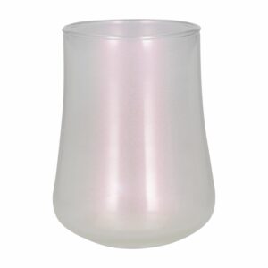 Vaso De Vidrio Para Bebidas Línea Bolonia Color Rosado CRISTAR Unidad