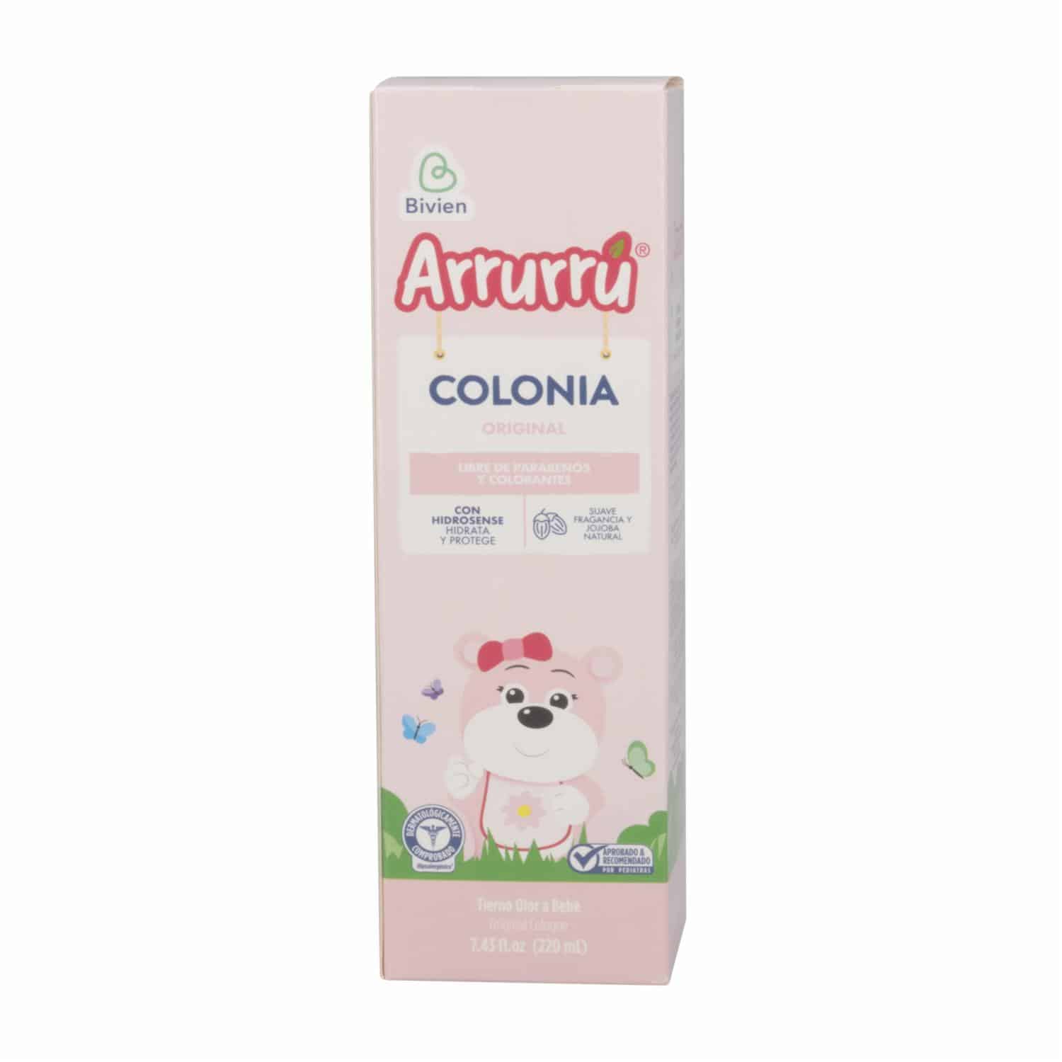 Colonia Infantil Original Rosada ARRURRÚ 220 Ml - Imagen 3