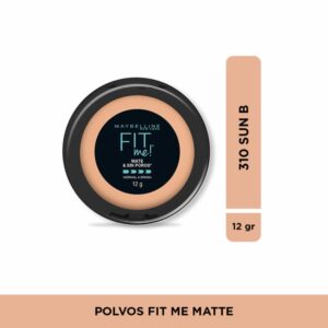 Polvo Compacto Fit Me Matte & Sin Poros Tono 310 Sun Beige MAYBELLINE NEW YORK 12 G