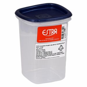 Recipiente Plus Alto Azul ESTRA 0,5 L