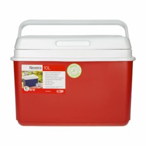 Cooler De Plástico Color Rojo ESTRA 10 L