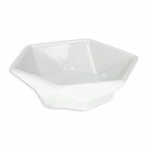 Plato Hexagonal Actualite Blanco CORONA 6,9 Cm