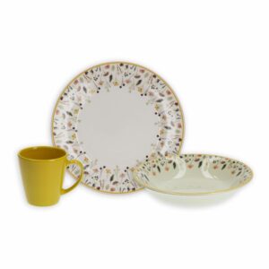 Vajilla 12 Piezas Redonda CORONA Ashley