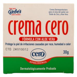 Crema Dermoprotectora Con En Aloe Vera CERO 30 G